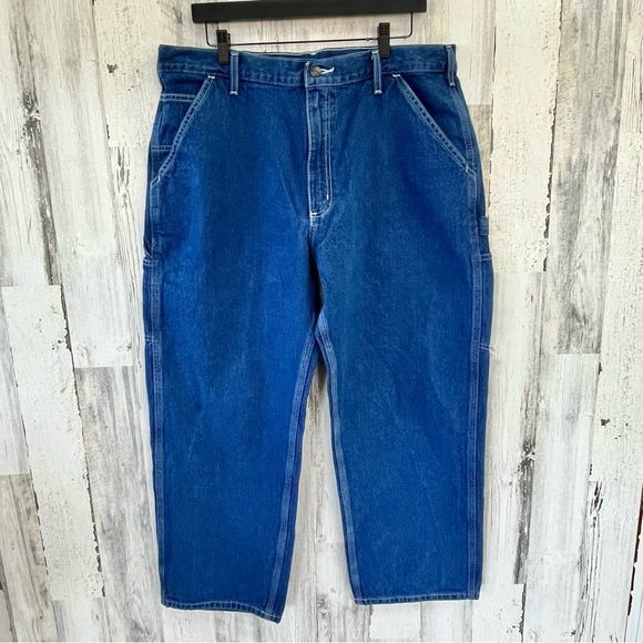 Carhartt Men’s Original Dungaree Fit Carpenter Work Pants Size 38X30